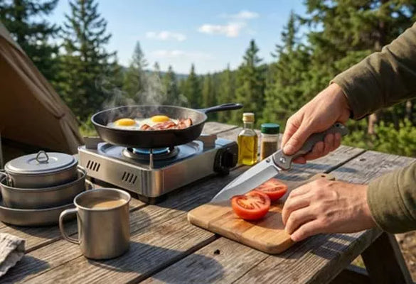 Outdoor Cooking Essentials: Why Every Camper Needs a Folding Kitchen Knife