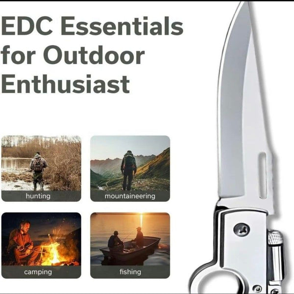 CampingGearGoals Portable Tactical Knife with Quick-Deploy Feature